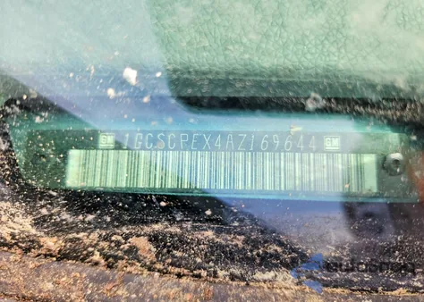 2010 Chevrolet Silverado C1500 из США, поврежденный, VIN 1GCSCPEX4AZ169644